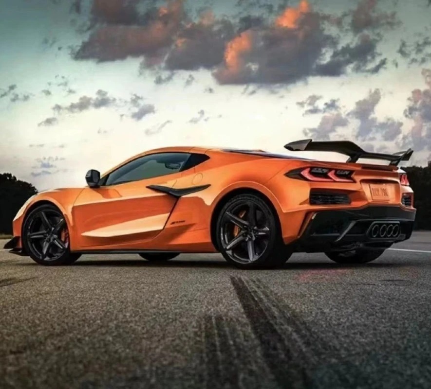 Rear Bumper High Quality Fast Delivery Prepreg Dry Carbon Fiber Body Kits for Corvette C8 2019